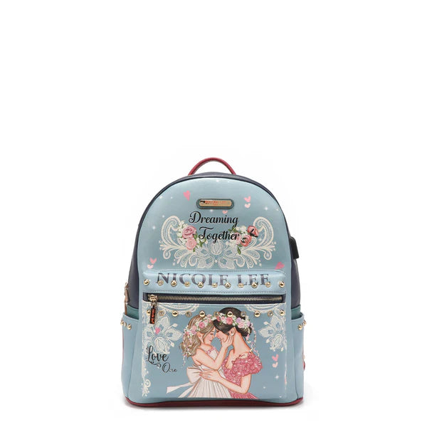 Mochila Dreaming Together | Mochila grande para portátil con puerto USB | Nicole Lee