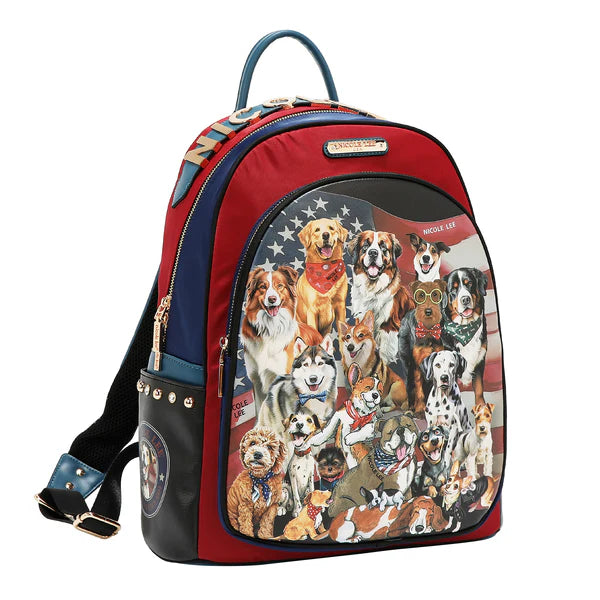 MOCHILA PARA PORTÁTIL CON PUERTO DE CARGA USB (BEST SMILE) – Nicole Lee | Cuero Vegano y Compartimentos Premium