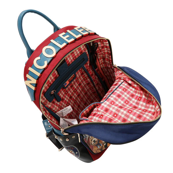 MOCHILA PARA PORTÁTIL CON PUERTO DE CARGA USB (BEST SMILE) – Nicole Lee | Cuero Vegano y Compartimentos Premium