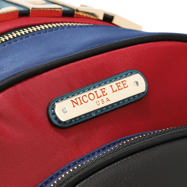 MOCHILA PARA PORTÁTIL CON PUERTO DE CARGA USB (BEST SMILE) – Nicole Lee | Cuero Vegano y Compartimentos Premium