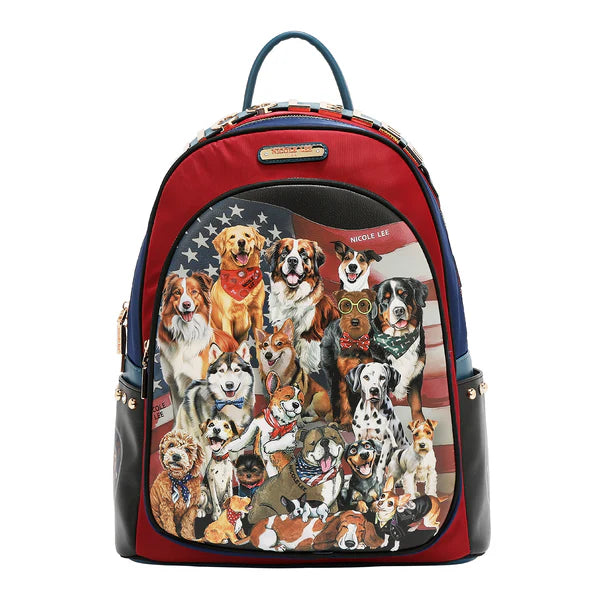 MOCHILA PARA PORTÁTIL CON PUERTO DE CARGA USB (BEST SMILE) – Nicole Lee | Cuero Vegano y Compartimentos Premium