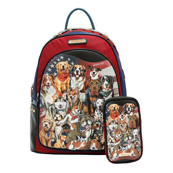 MOCHILA PARA PORTÁTIL CON PUERTO DE CARGA USB (BEST SMILE) – Nicole Lee | Cuero Vegano y Compartimentos Premium