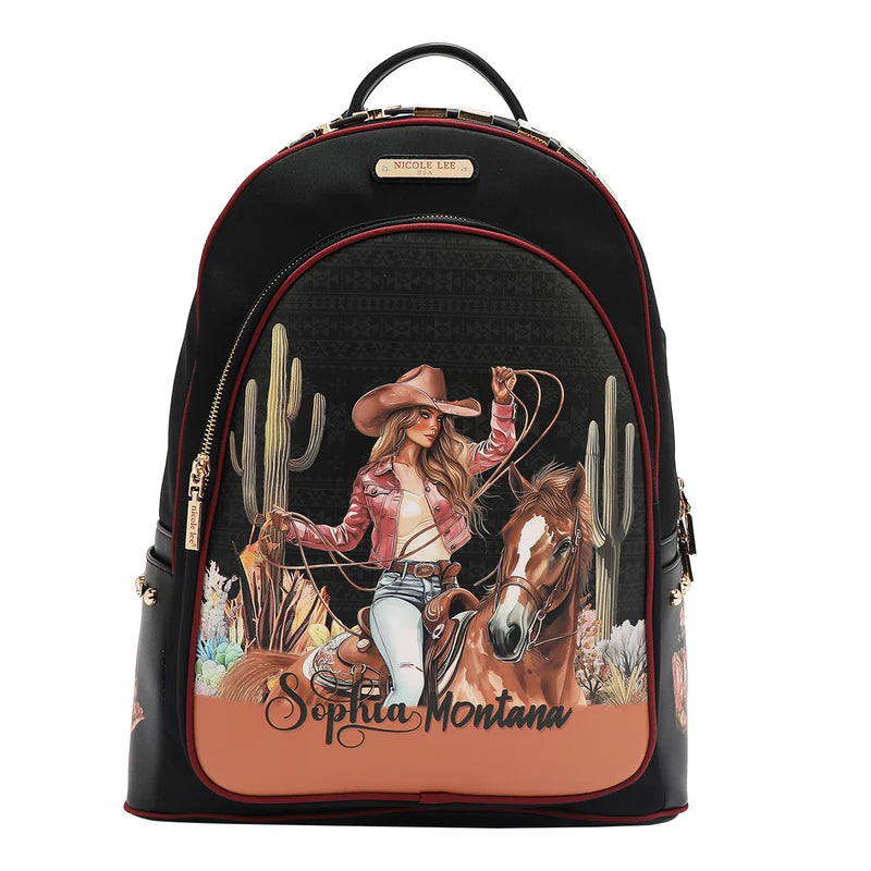 MOCHILA PARA PORTÁTIL CON PUERTO DE CARGA USB (SOFIA MONTANA)