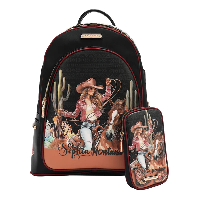 MOCHILA PARA PORTÁTIL CON PUERTO DE CARGA USB (SOFIA MONTANA)