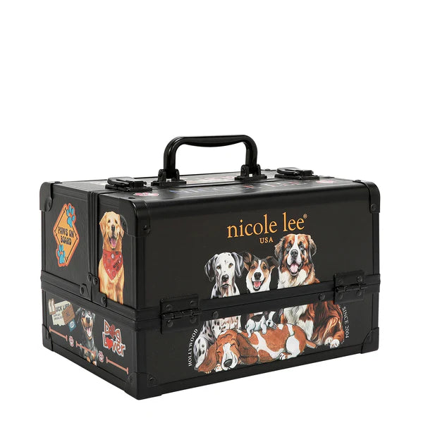 ESTUCHE DE COSMÉTICOS PROFESIONAL (BEST SMILE) – Nicole Lee | Joyero Vegano con Espejo y Cajones