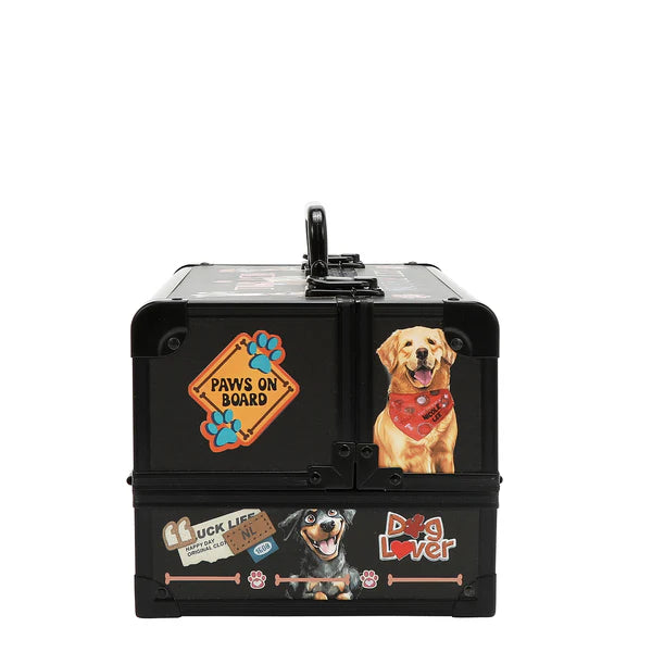 ESTUCHE DE COSMÉTICOS PROFESIONAL (BEST SMILE) – Nicole Lee | Joyero Vegano con Espejo y Cajones