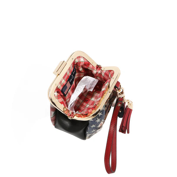 MONEDERO CON PULSERA (BEST SMILE) – Cuero Vegano Texturizado | Nicole Lee