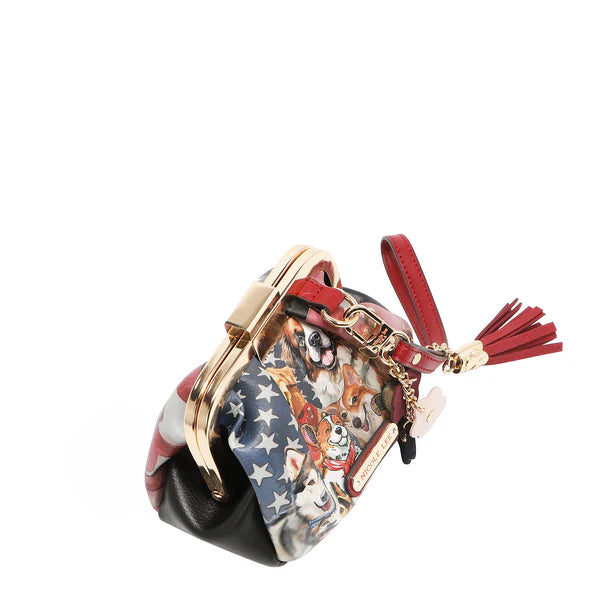 MONEDERO CON PULSERA (BEST SMILE) – Cuero Vegano Texturizado | Nicole Lee