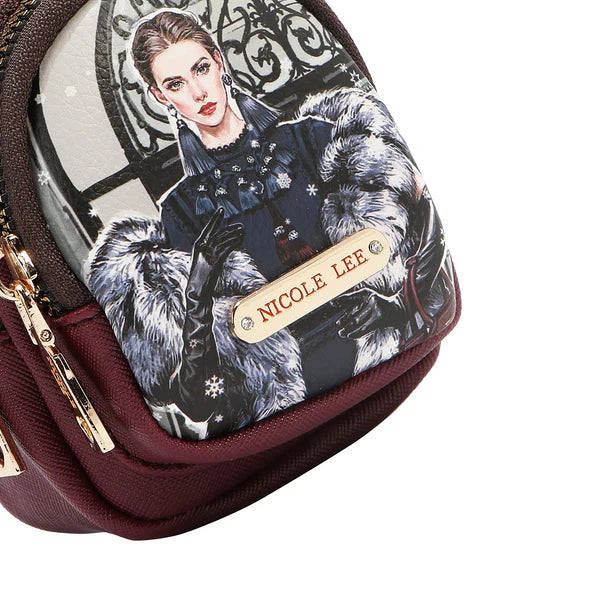 MONEDERO MOCHILA (MODA SNOWFLAKE)