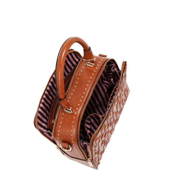 Interior del bolso Nicole Lee EMB17451 marrón