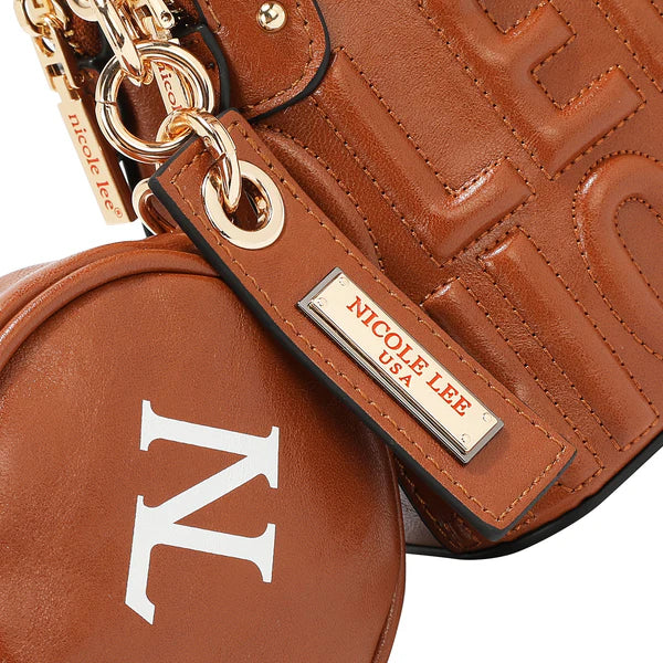 BANDOLERA EMB17531 - Marrón | Nicole Lee España