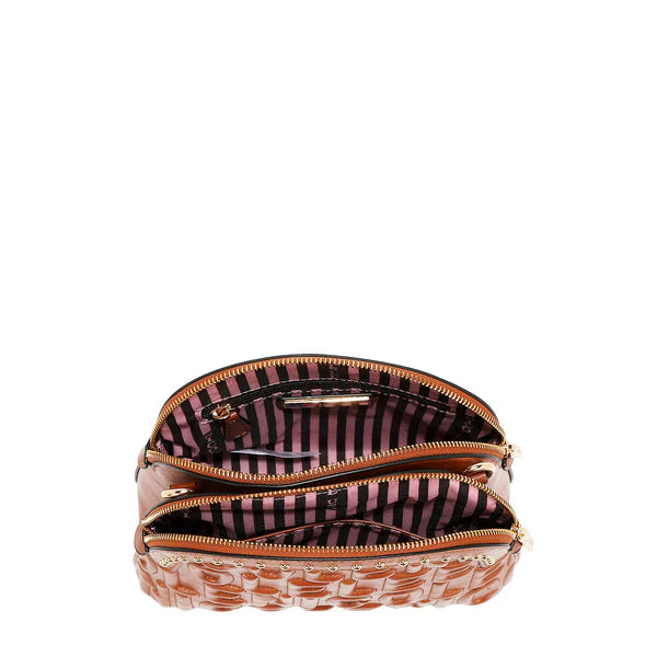 “Bandolera EMB17531 oliva Nicole Lee vista interna”