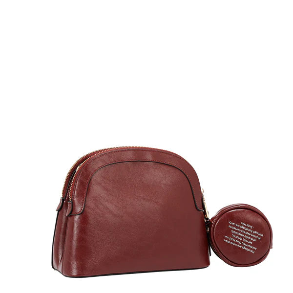 “Bandolera EMB17531 oliva Nicole Lee vista trasera”