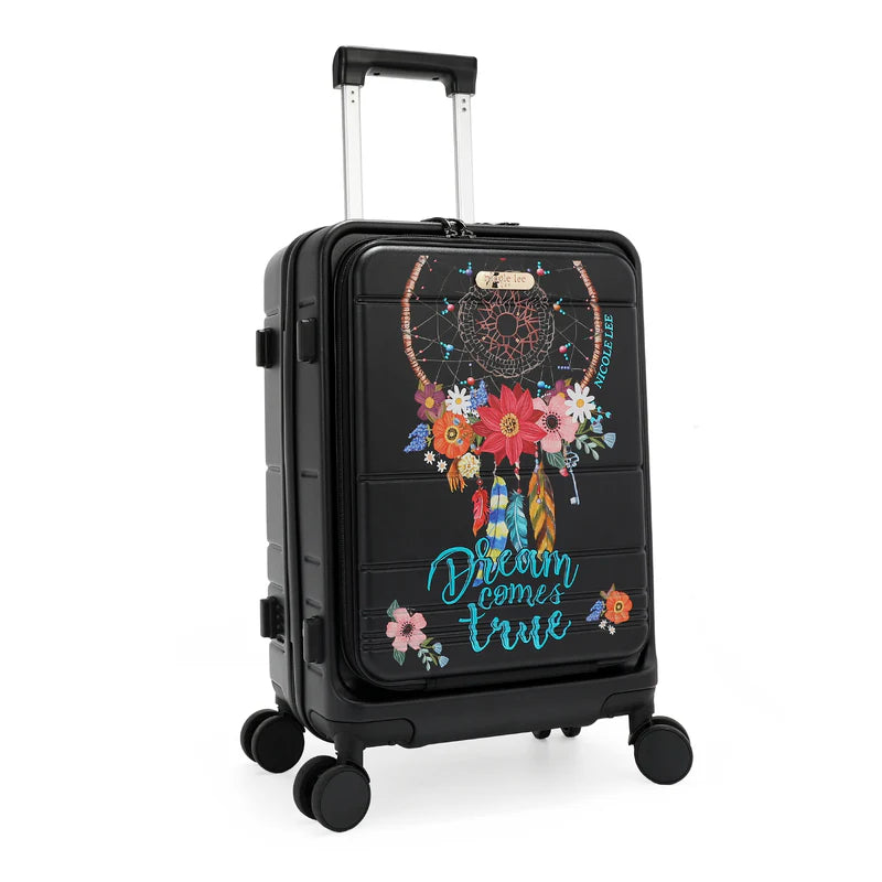 MALETA DE CABINA 20" CON RAYAS - Dream Comes True | Nicole Lee España