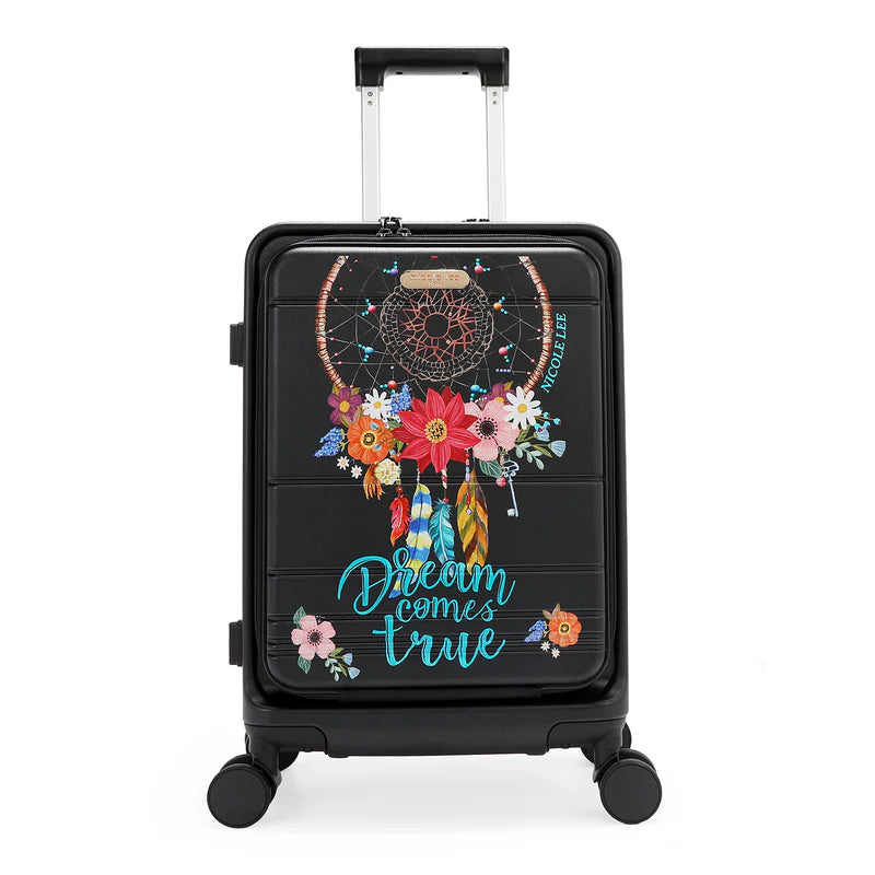 MALETA DE CABINA 20" CON RAYAS - Dream Comes True | Nicole Lee España