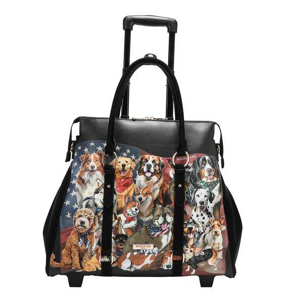 BOLSO TOTE RODANTE (BEST SMILE) – Nicole Lee | Bolso con Ruedas Mujer Vegano