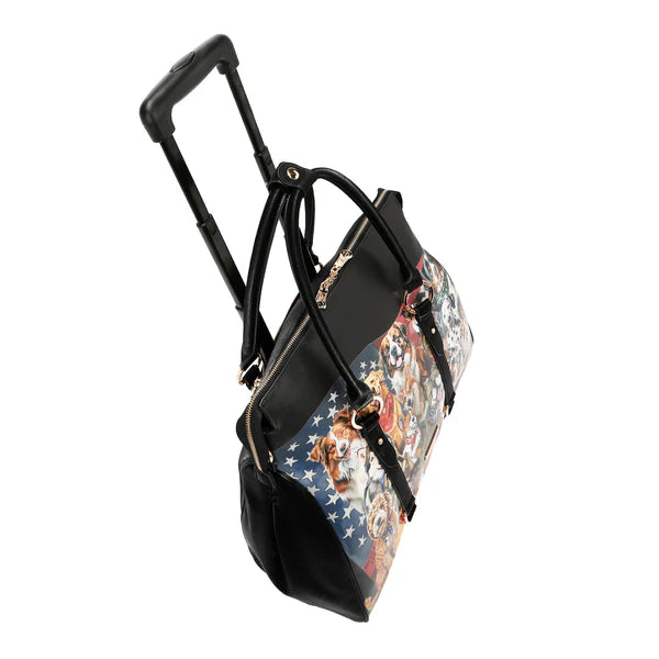 BOLSO TOTE RODANTE (BEST SMILE) – Nicole Lee | Bolso con Ruedas Mujer Vegano