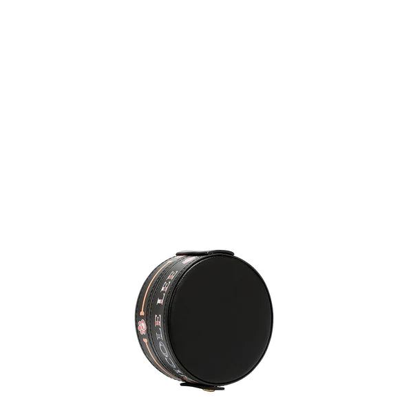 JOYERO REDONDO (BEST SMILE) – Nicole Lee | Cuero Vegano, Espejo y Cajones Organizadores