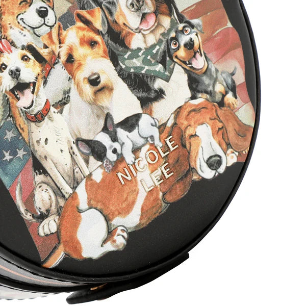 JOYERO REDONDO (BEST SMILE) – Nicole Lee | Cuero Vegano, Espejo y Cajones Organizadores