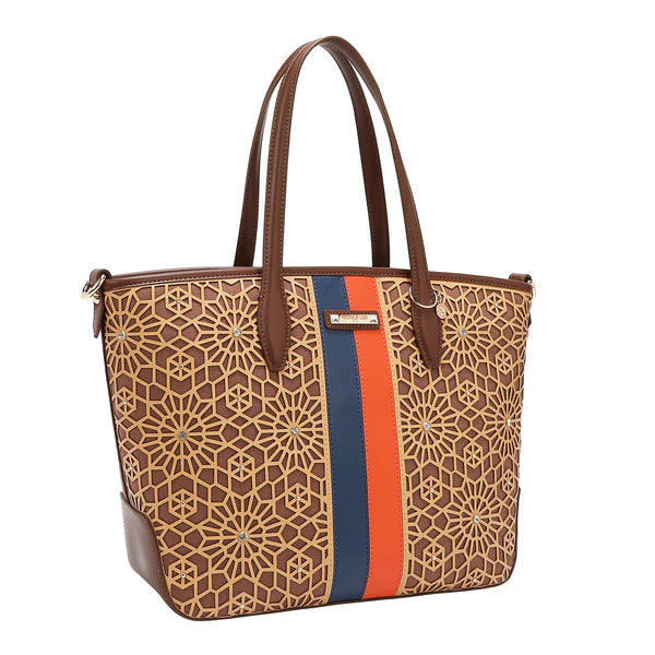 HANDBAG LSR17442 (Marrón) | Bolso Shopper Elegante