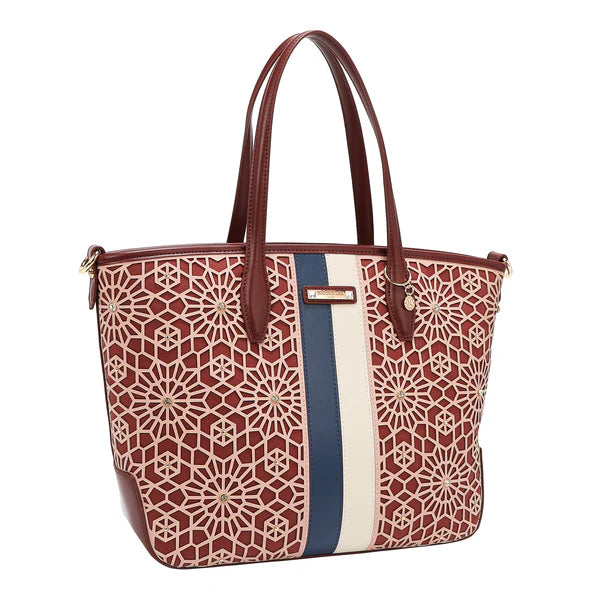 HANDBAG LSR17442 (vino) | Bolso Shopper Elegante
