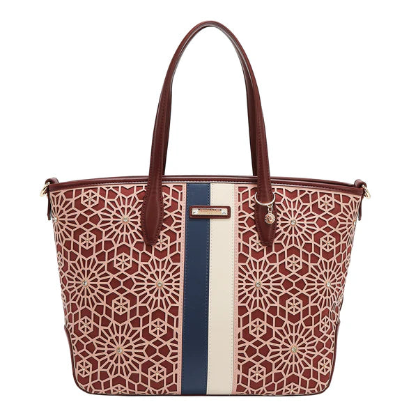 HANDBAG LSR17442 (vino) | Bolso Shopper Elegante