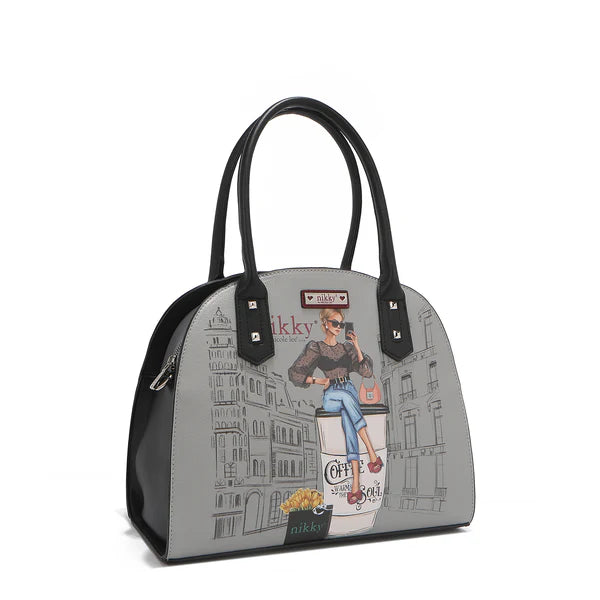 SET 3 PIEZAS SATCHEL, BANDOLERA, CARTERA - URBAN COFFEE DREAM | Nikky by Nicole Lee – NK12378