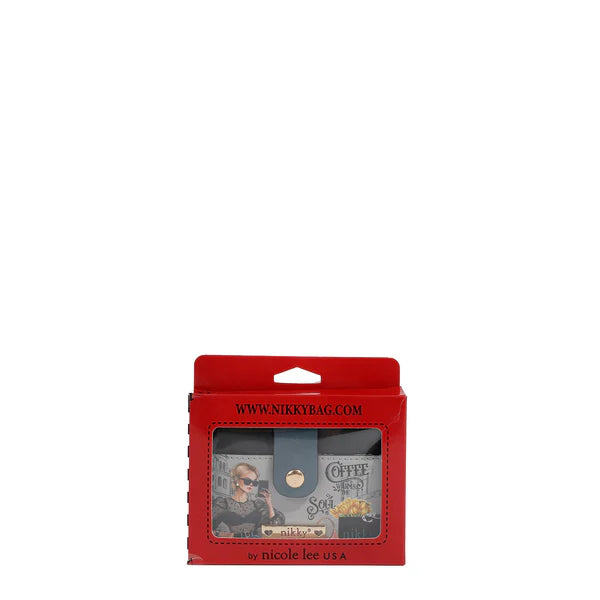 PORTA TARJETAS CON CREMALLERA - Urban Coffee Dream | Nicole Lee