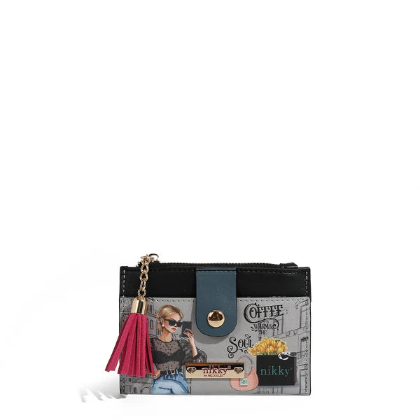 PORTA TARJETAS CON CREMALLERA - Urban Coffee Dream | Nicole Lee