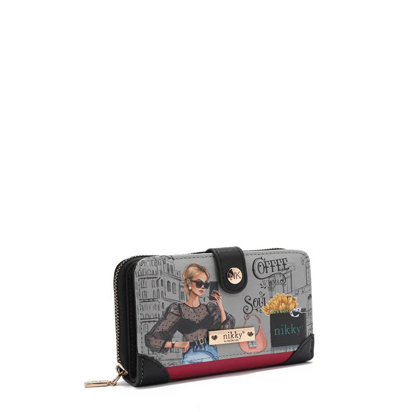 CARTERA COMPACTA -URBAN COFFEE DREAM | Nikky by Nicole Lee