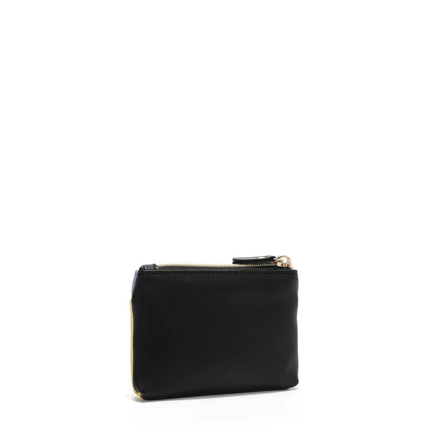 MONEDERO PEQUEÑO PLANO CON CREMALLERA - Urban Coffee Dream | Nicole Lee