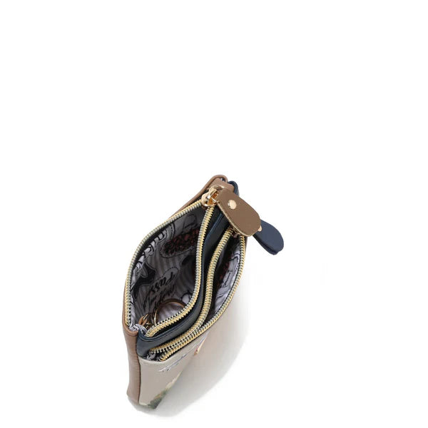 MINI PORTA TARJETAS CON CIERRE - Urban Coffee Dream | Nicole Lee