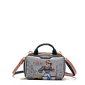 MINI BOLSO CRUZADO BOSTON CON DOBLE CREMALLERA - Urban Coffee Dream | Nikky