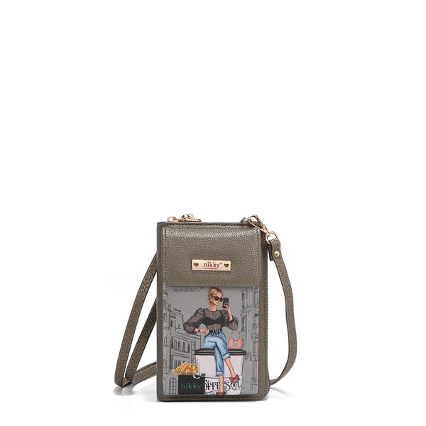 BANDOLERA PARA TELEFONO/CARTERA - Urban Coffee Dream | Nikky