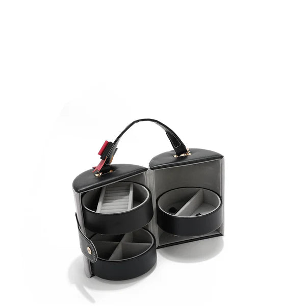 Joyero Cilíndrico Urban Coffee Dream – Organiza tus Joyas con Estilo | Nikky by Nicole Lee