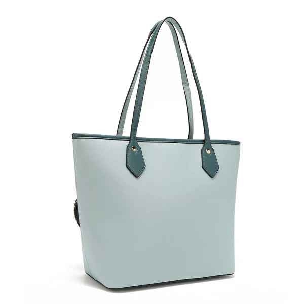 BOLSO SHOPPER CON MONEDERO - Negro  | Cuero Vegano | Nicole Lee España