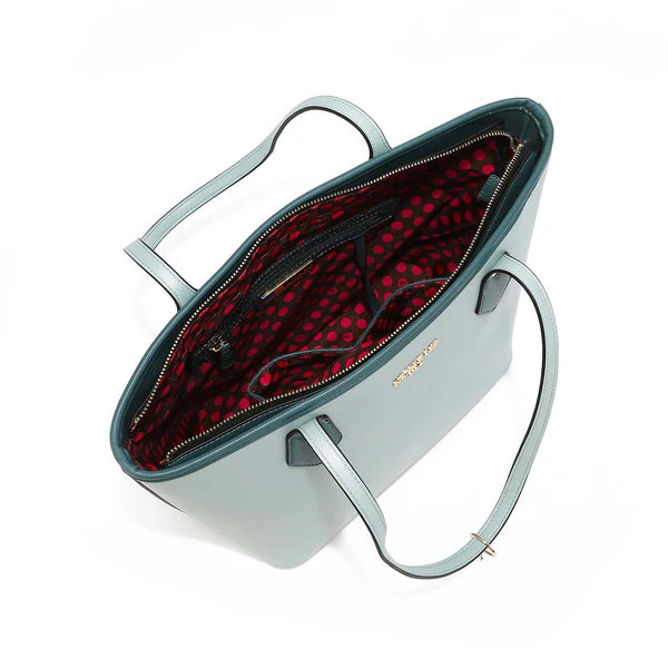 BOLSO SHOPPER CON MONEDERO - Negro  | Cuero Vegano | Nicole Lee España