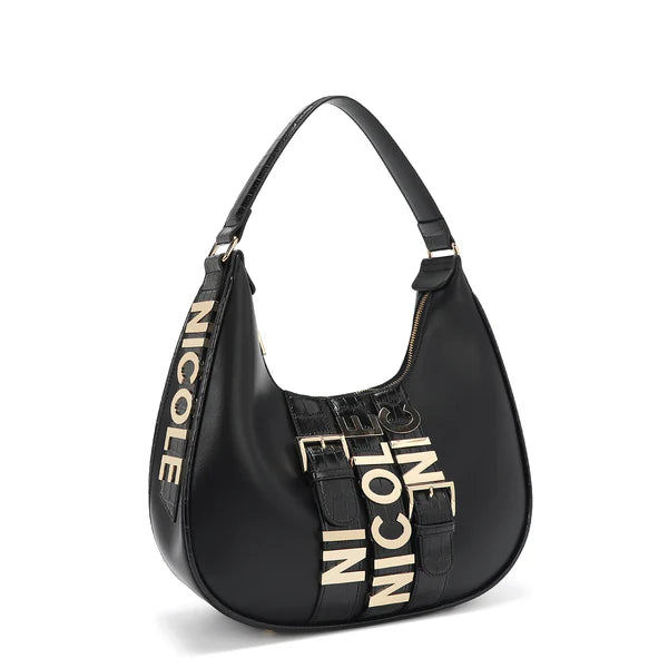 CALISTA BOLSO DE HOMBRO GRANDE -  Negro | Nicole Lee Zaragoza