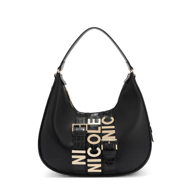 CALISTA BOLSO DE HOMBRO GRANDE -  Negro | Nicole Lee Zaragoza