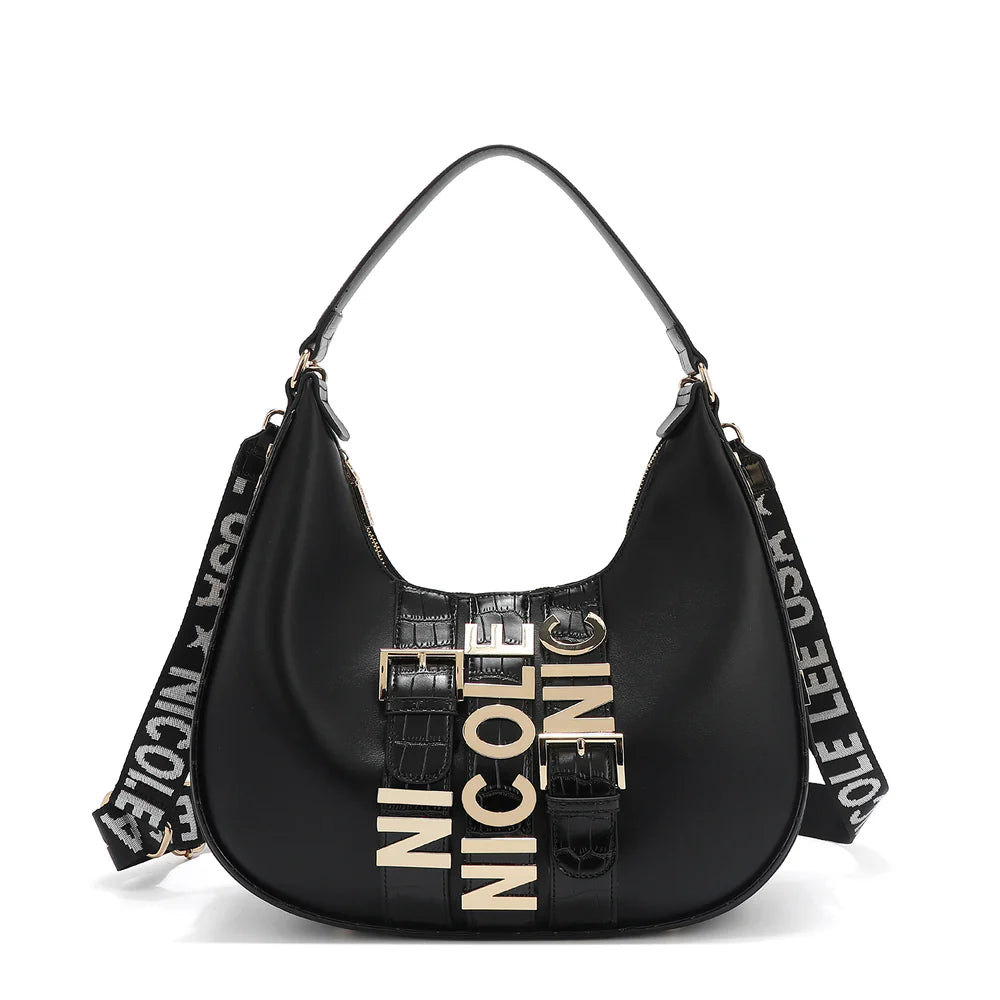 CALISTA BOLSO DE HOMBRO GRANDE -  Negro | Nicole Lee Zaragoza