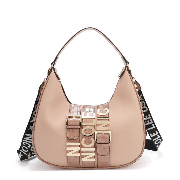 Bolso Calista rosa Nicole Lee vista frontal
