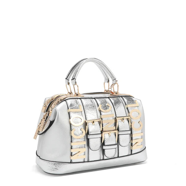 CALISTA BOLSO DE MANO (PLATEADO)