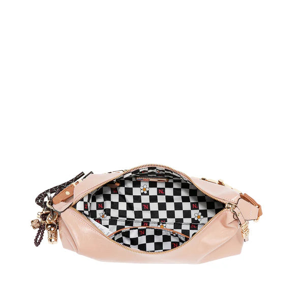 “Interior bolso Luxe Shimmer rosa Nicole Lee”