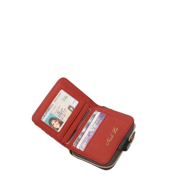 MONEDERO PEQUEÑO (BEST SMILE) – Cuero Vegano, RFID y Diseño Compacto | Nicole Lee