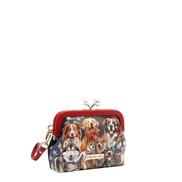 MONEDERO CHELSEA PEARL (BEST SMILE – Nicole Lee | Cuero Vegano y Cierre de Perlas