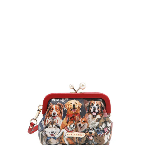 MONEDERO CHELSEA PEARL (BEST SMILE – Nicole Lee | Cuero Vegano y Cierre de Perlas