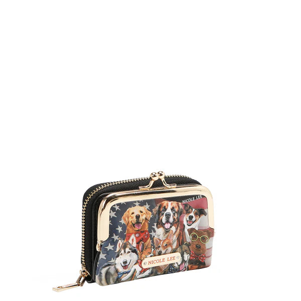 CARTERA MINI JULIA (BEST SMILE) – Nicole Lee | Monedero + Estuche de Beso en Cuero Vegano