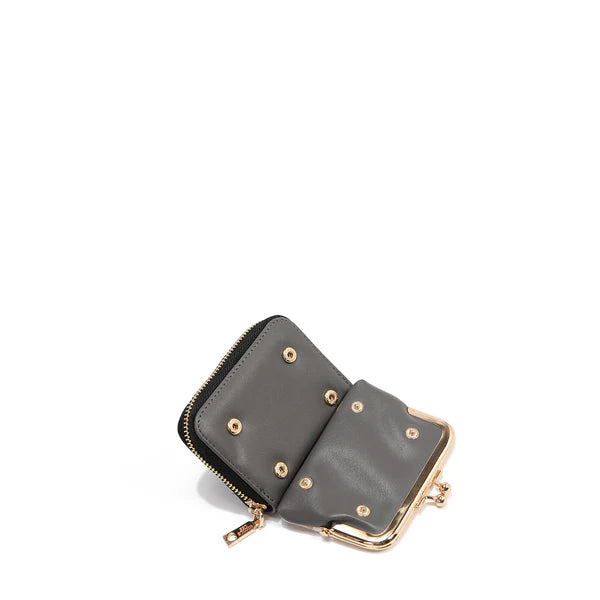 CARTERA MINI JULIA (BEST SMILE) – Nicole Lee | Monedero + Estuche de Beso en Cuero Vegano