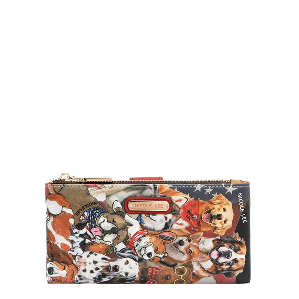 CARTERA PLEGABLE DE 2 PIEZAS (BEST SMILE) – Nicole Lee | Cuero Vegano y Protección RFID