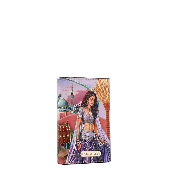 CARTERA PLEGABLE CON CREMALLERA CENTRAL Queen Cleopatra | Nicole Lee
